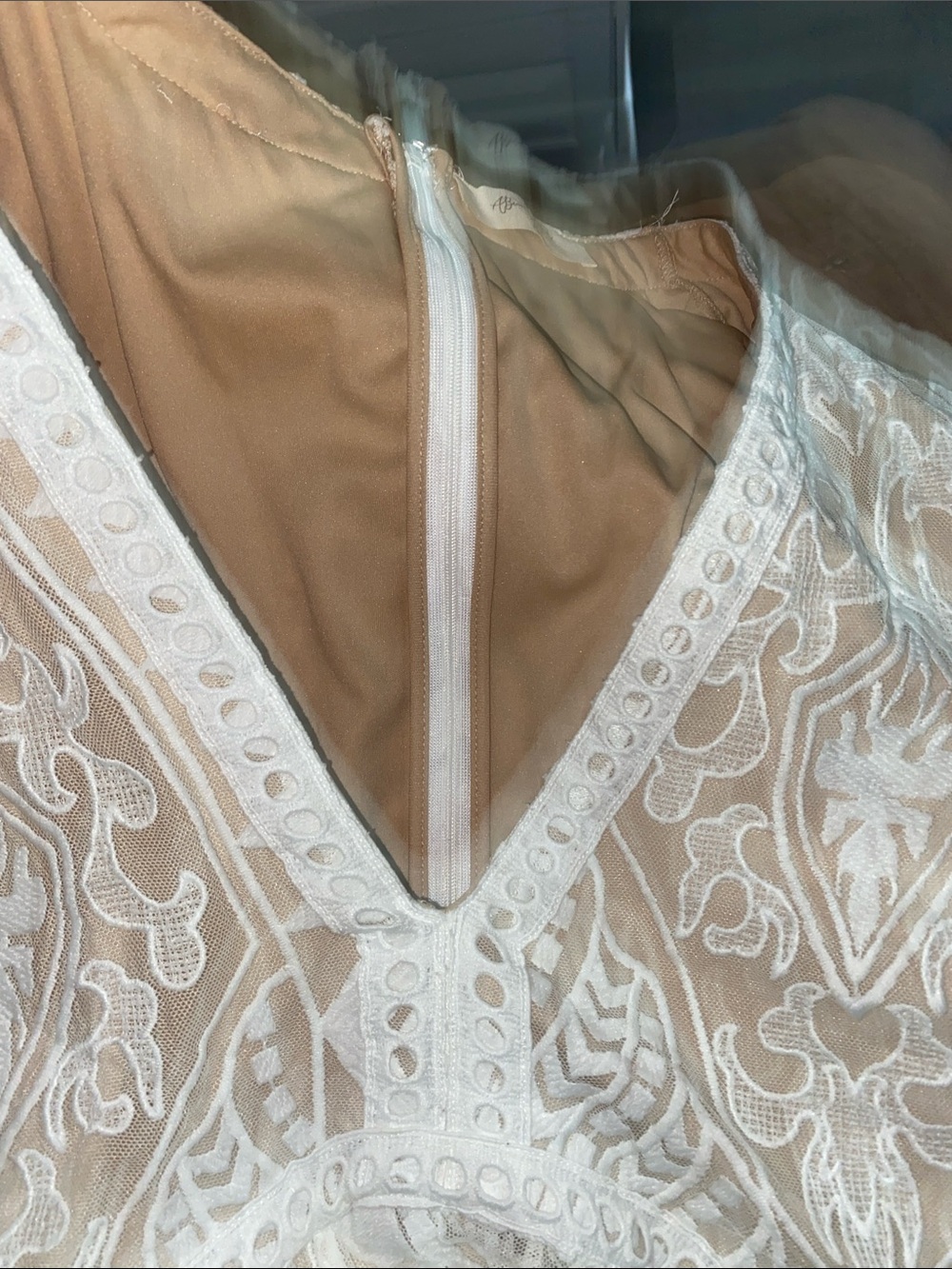 ‘A Beautiful Soul’ White Embroidered Maxi Dress - Picture 7 of 7